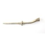 Novelty silver letter opener, the blade protruding from the open mouth/beak of a birds head and