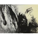 Henry Spencer Moore OM CH FBA (British, 1898-1986). 'Shipwreck II'. Unsigned lithograph, 1973.