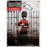 After Banksy, Timeout poster, rolled, sheet size 59 x 42cm