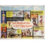 Those Magnificent Men In Their Flying Machines (1965) British Quad film poster, folded,