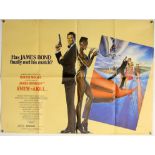 James Bond A View To A Kill (1985) British Quad film poster, artwork by Dan Goozee,