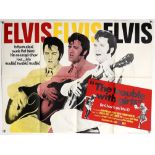 Elvis Presley The Trouble With Girls and How to Get Into It (1969) British Quad film poster, folded,