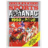 Back to the Future - 'Grays Sports Almanac' replica prop hand signed on the front cover by
