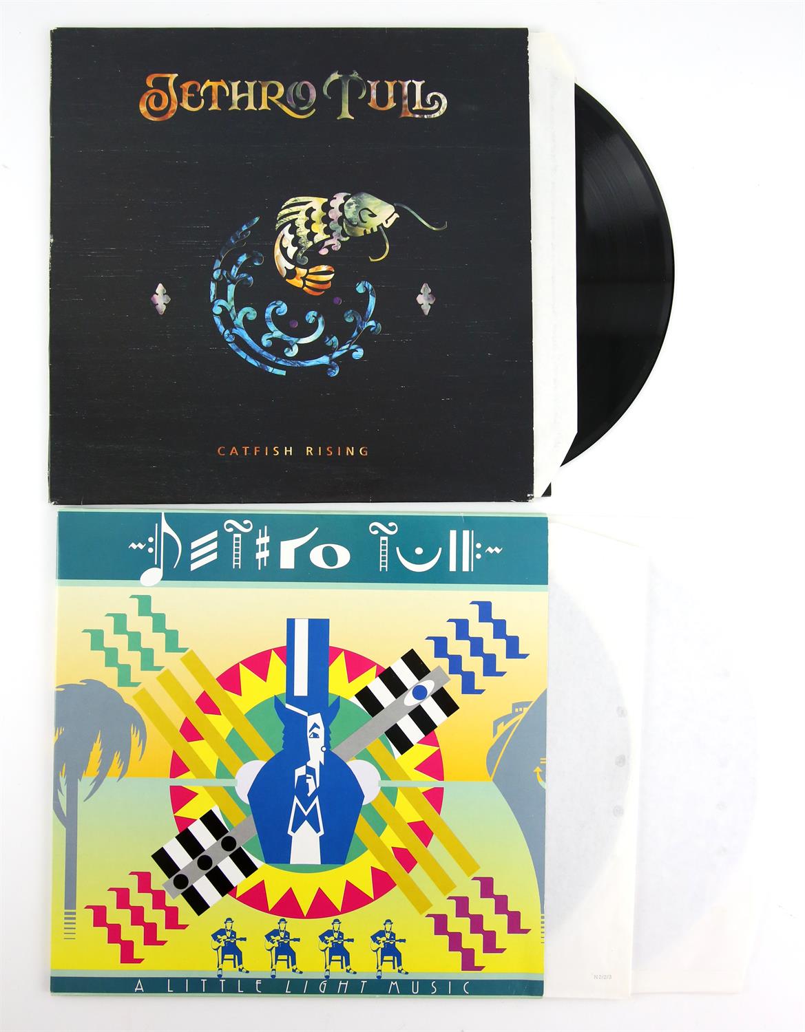 Jethro Tull “Catfish Rising” 1991 UK LP + bonus 12 inch along with the 1992 UK “A Little Light