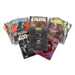 Star Wars magazines and books including Marvel Star Wars comics issue 1 and the Annual Comic issue