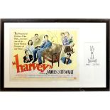 James Stewart framed display including a US Half Sheet film poster, Style A, 22 x 28 inches and a