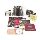 Collection of Jethro Tull DVDs, CDs and Tour books. Includes 11x DVDs with some private pressings,