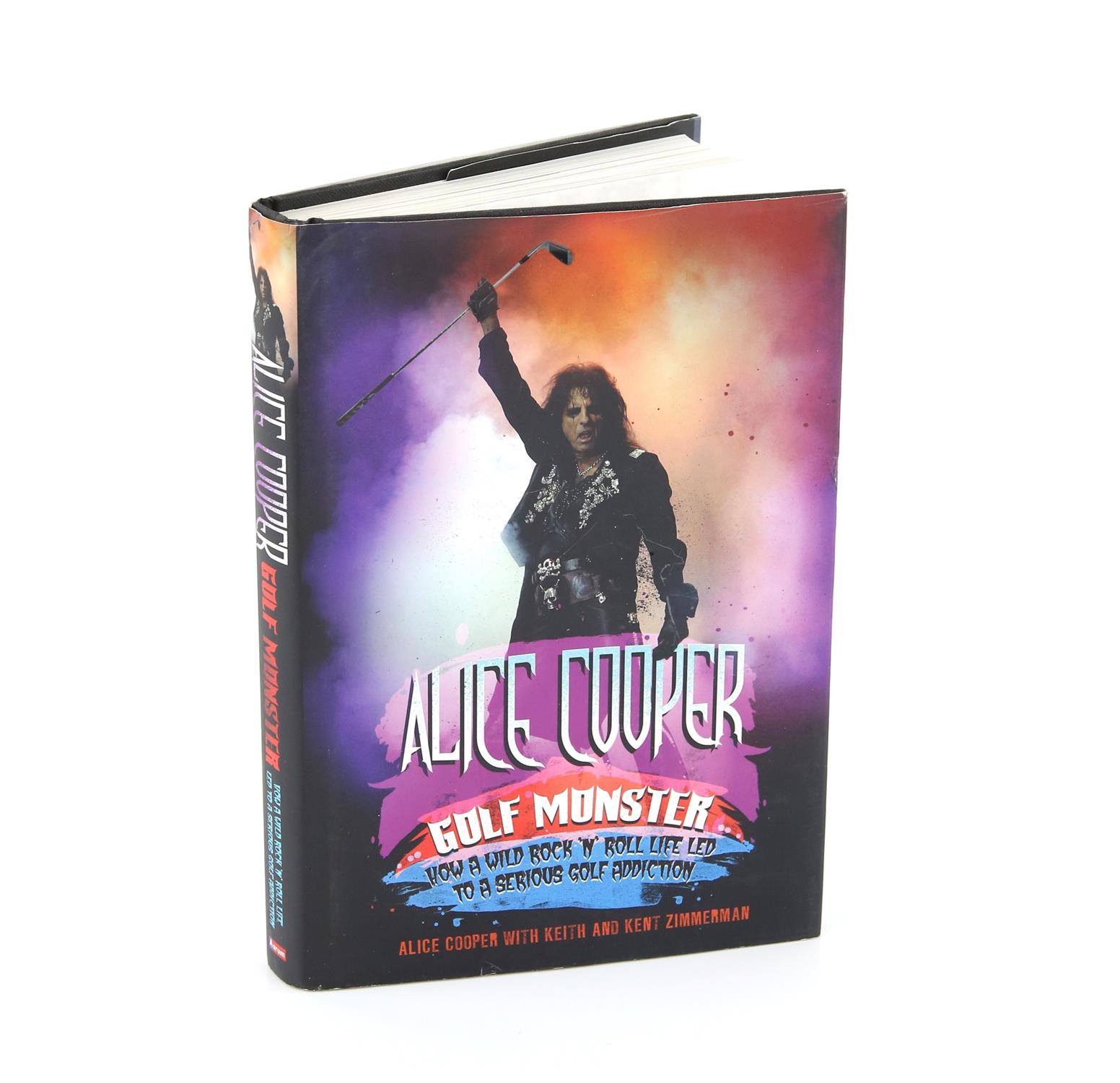 Alice Cooper - Golf Monster signed hardback book from 2007. - Image 2 of 3