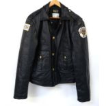 Angel Eyes (2001) Chicago Police leather jacket from the film starring Jennifer Lopez, made by Kale,