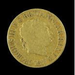 George III gold sovereign 1817, worn, 7.7g