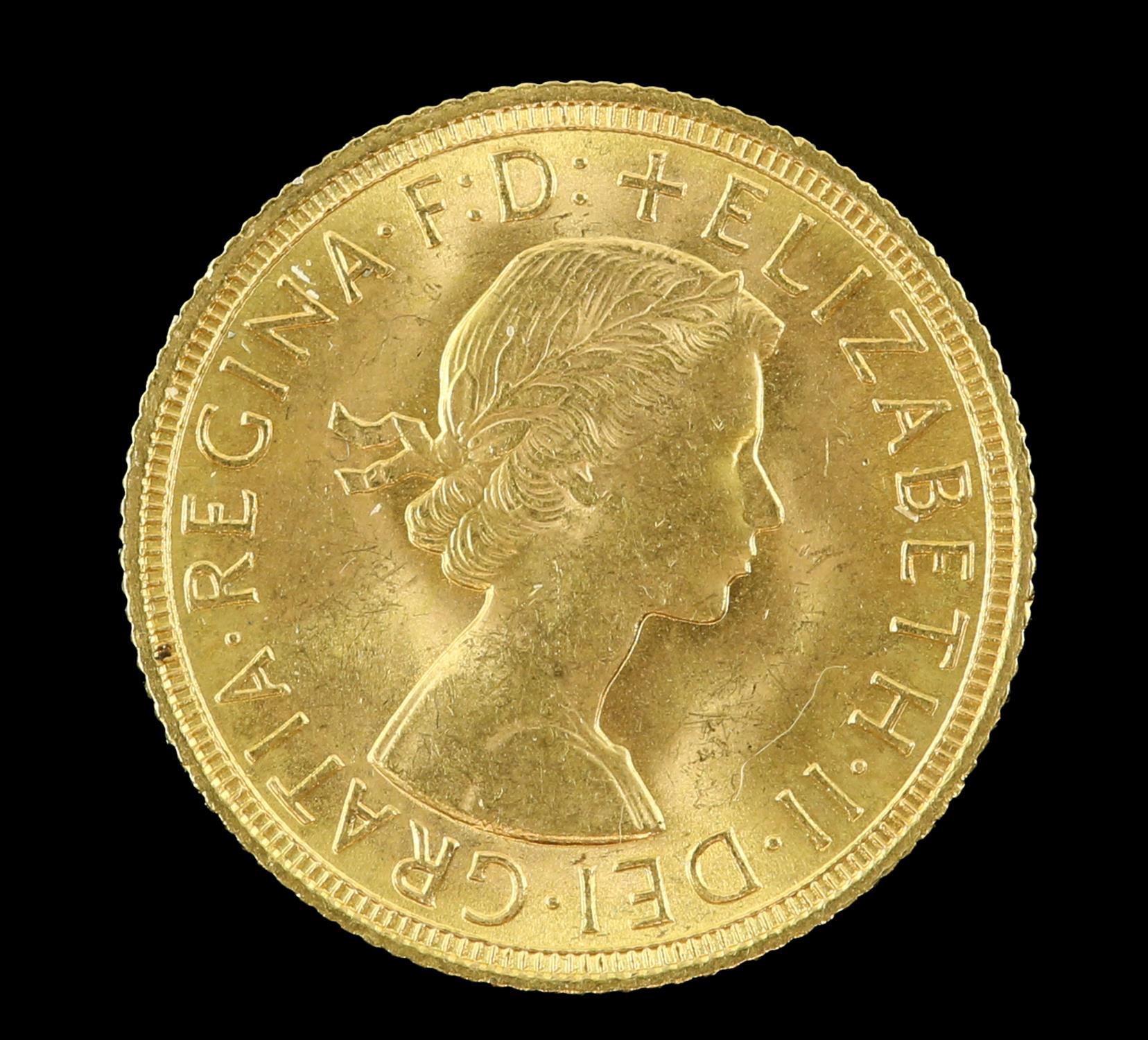 Elizabeth II gold sovereign 1958 - Image 2 of 2