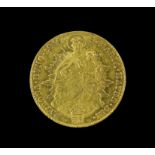 Hungary, Ferdinand V, gold Ducat 1848, Emperor standing, rev. Madonna and child