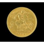 Edward VII gold half sovereign 1904