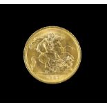 Elizabeth II gold sovereign 1967