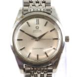 Omega A Gentleman's reference 165010 Sea master stainless steel wristwatch, the signed silver