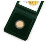 Elizabeth II 1980 gold proof full sovereign in presentation case