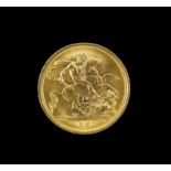 Elizabeth II gold sovereign 1967