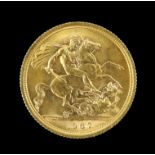 Elizabeth II gold sovereign 1967