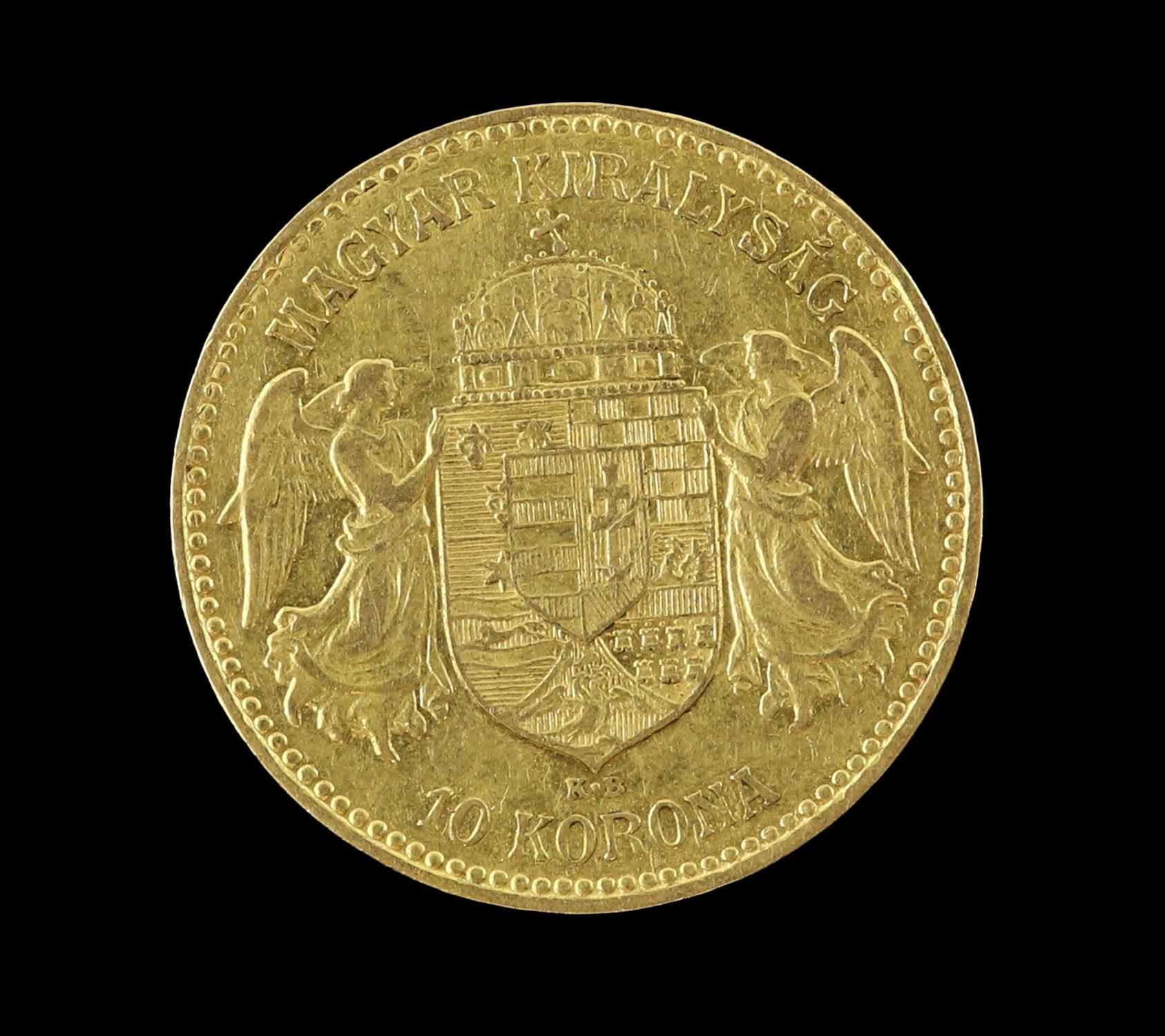 Hungary Franz Joseph gold 10 korona 1911