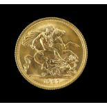 Elizabeth II gold sovereign 1967