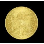 Austria gold 20 corona 1915