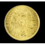 Austria gold 10 corona 1912