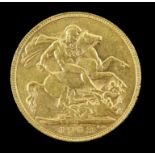Edward VII gold sovereign 1908, Perth mint
