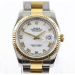 Rolex Reference 116233, a Gentleman's Oyster Perpetual Datejust gold and steel wristwatch,