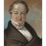 Portrait of a Gentleman, pastel. Circa 1820. 42 x 32.5cm. Framed and glazed.
