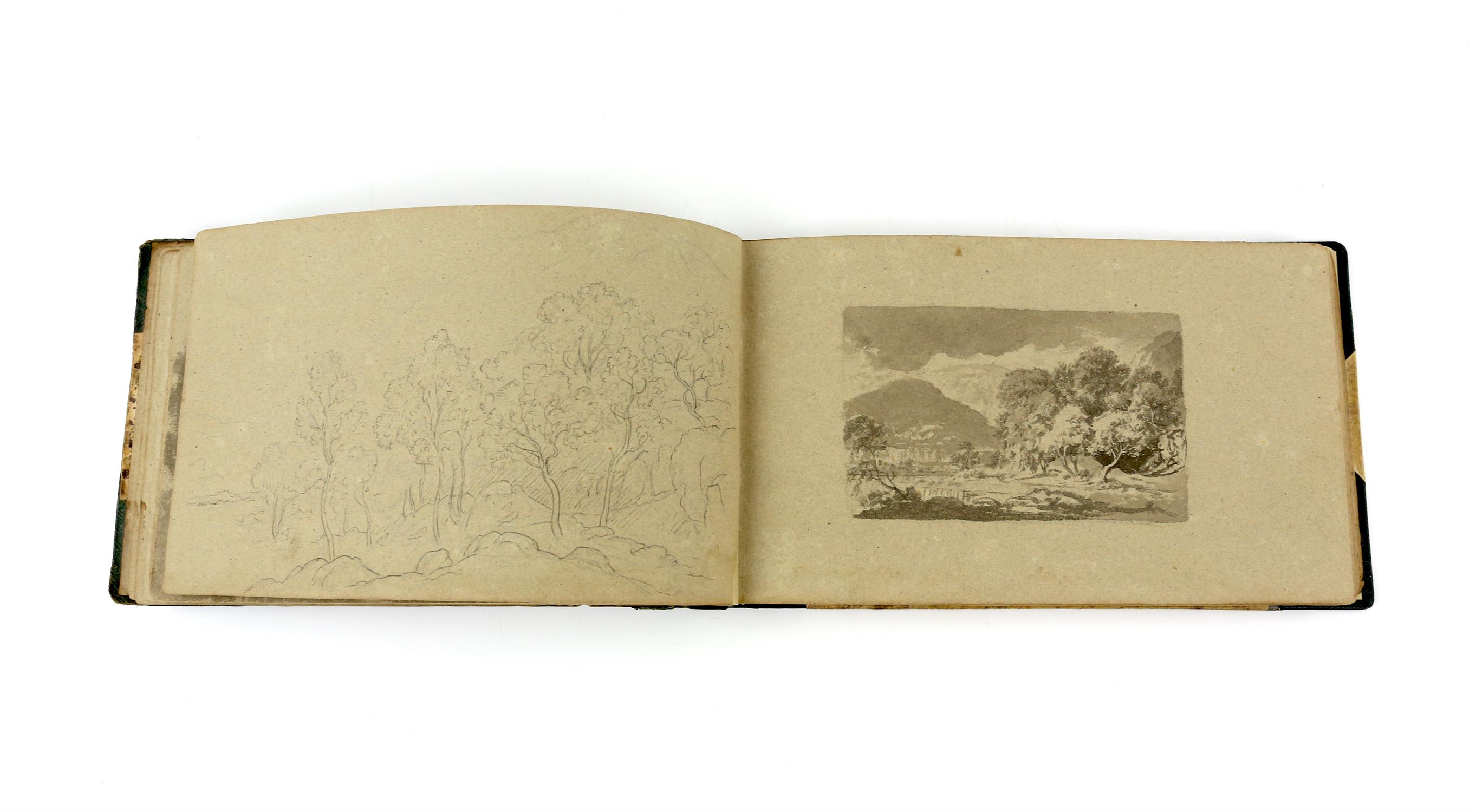 John Glover (British, 1767-1849), a sketchbook begun in 1817 and including a Scottish Tour from - Image 6 of 12