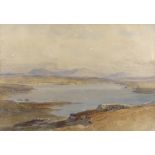 George Arthur Fripp (British, 1813-1896), 'Loch Etive with Ben Cruachan in the distance', 34.