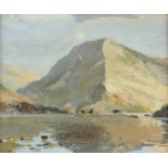 Edward Wesson, British 1910-1983, 'Buttermere', oil on board, 24.5 x 29.5cm, Beaulieu Fine Arts