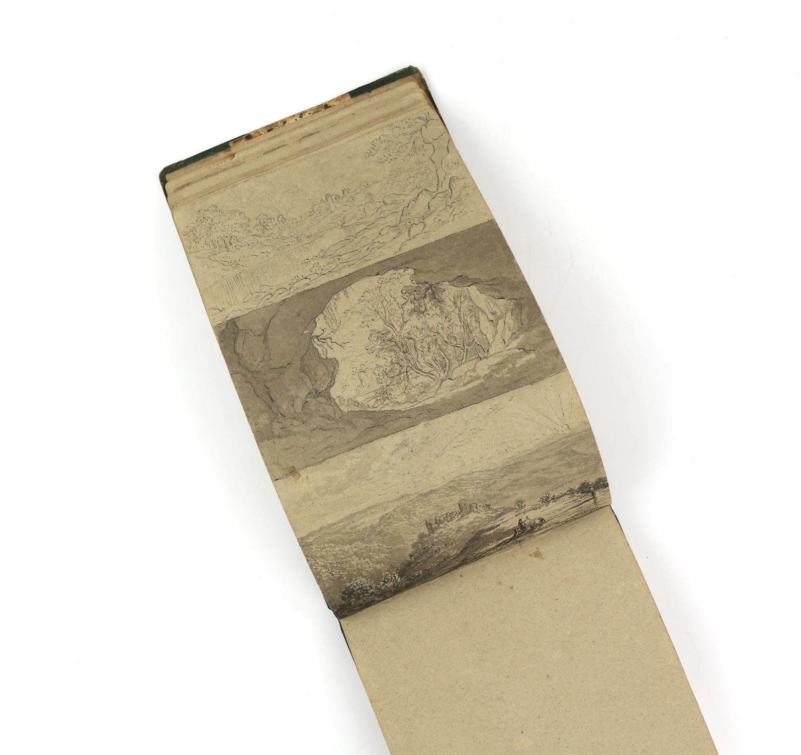 John Glover (British, 1767-1849), a sketchbook begun in 1817 and including a Scottish Tour from - Image 8 of 12