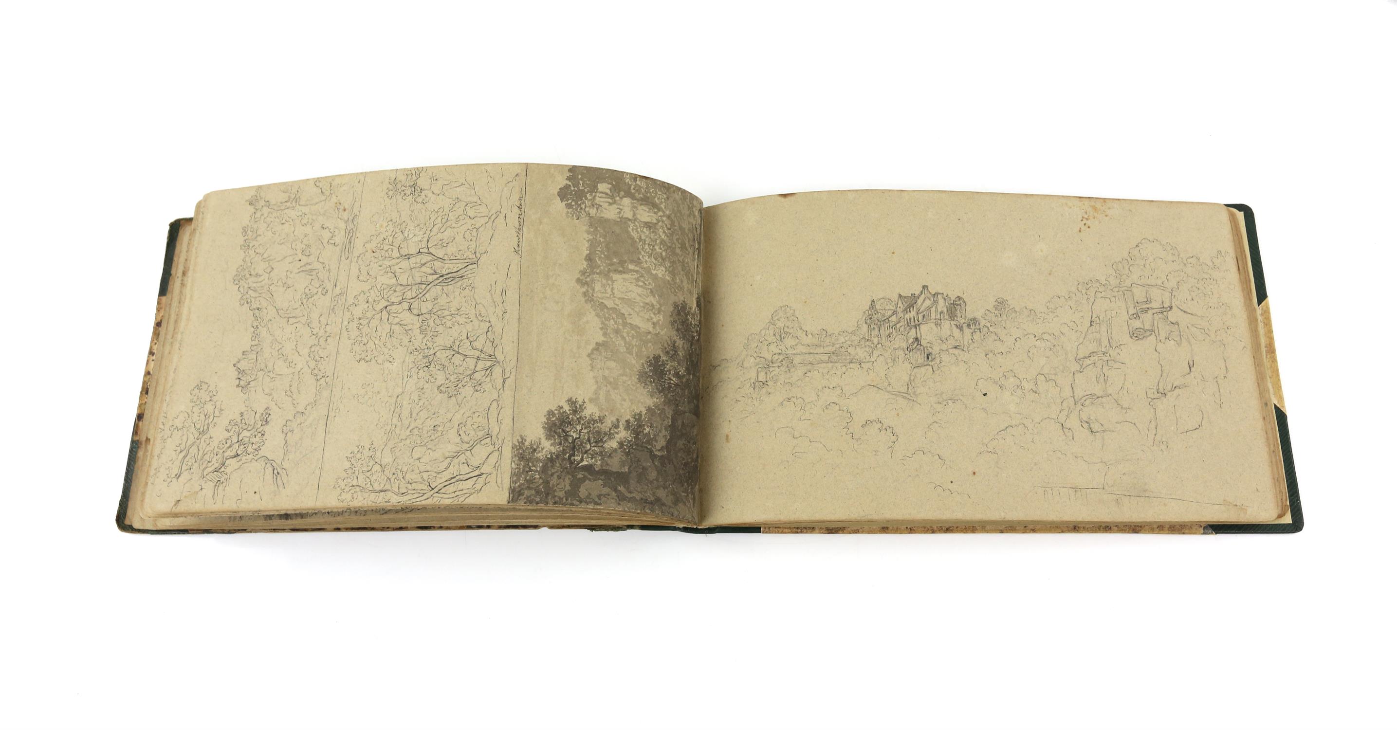 John Glover (British, 1767-1849), a sketchbook begun in 1817 and including a Scottish Tour from - Image 2 of 12