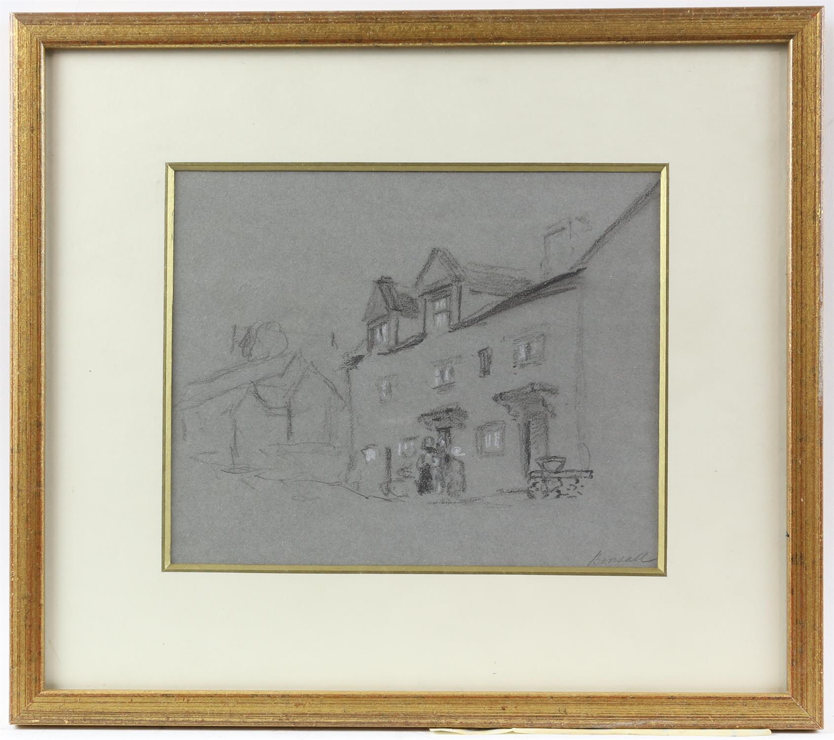 Peter de Wint (British, 1784-1849), 'Cottages at Bonsall nr. Matlock, Derbyshire', - Image 2 of 4