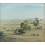 Ron Bedford, Australian 20th century, Australian landscape, signed, oil on board, 29 x 34.5cm,