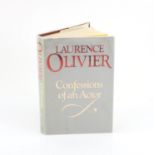 Laurence Olivier, confessions of an actor, signed