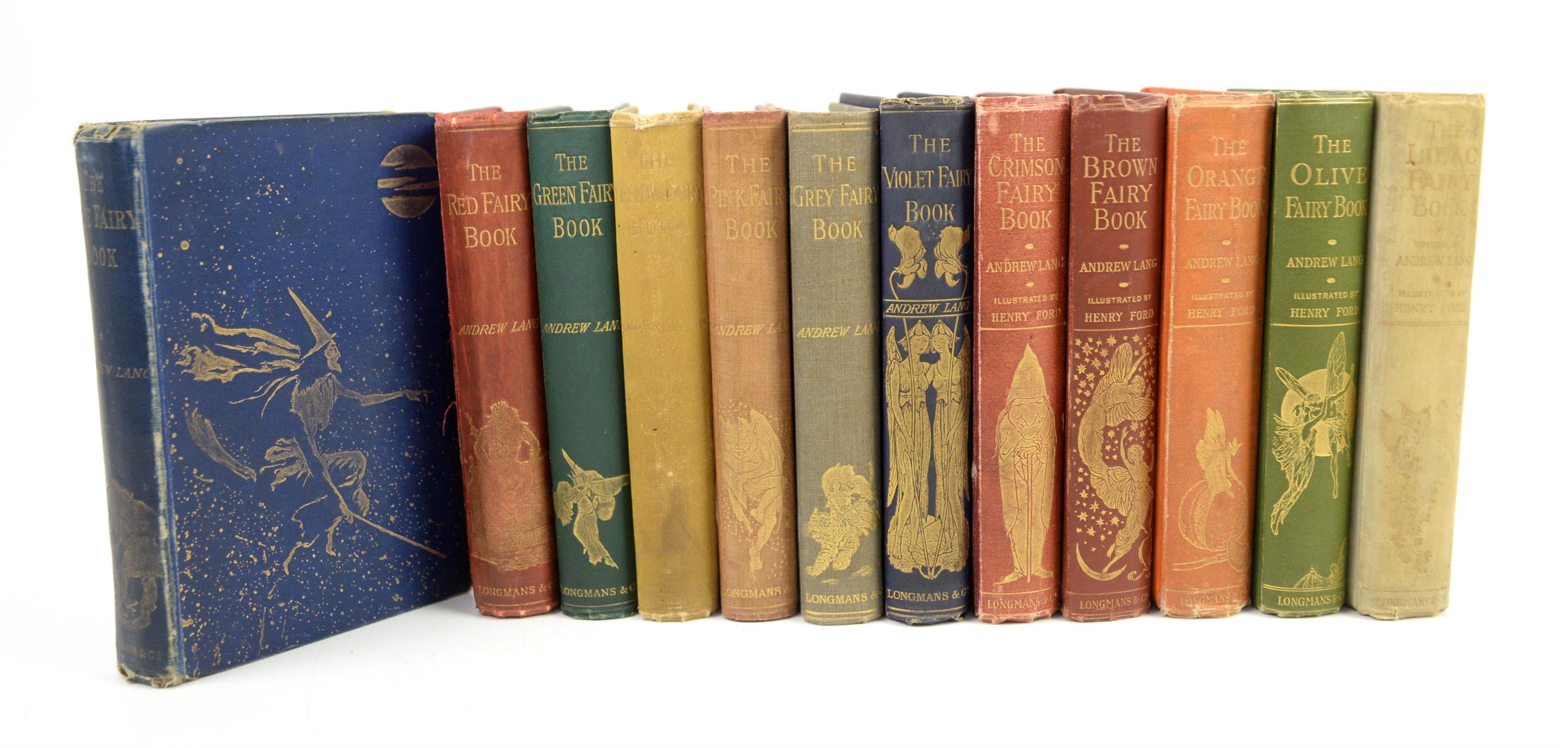 LANG. Andrew. All twelve volumes of THE  FAIRY BOOKS, all first impressions of the  first editions,