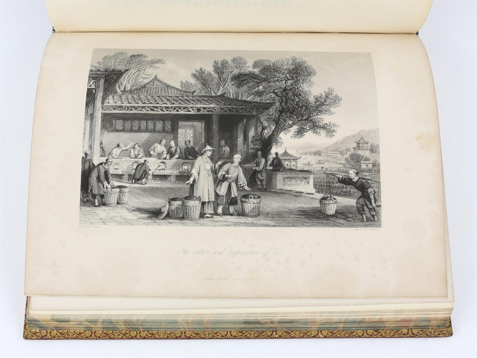 ALLOM, Thomas, illustrator. China in a Series of Views, displaying the Scenery, Architecture, - Image 4 of 30