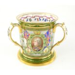 UPDATED ESTIMATE Rare Copeland porcelain tyg for the Nelson Centenary 1905, 'Edition De Luxe