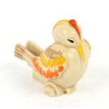 Clarice Cliff bird pipe stand, printed Wilkinson mark to base,