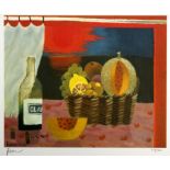 Mary Fedden (British, 1915-2012), 'Red Sunset', lithograph, signed and numbered 376/500 in pencil