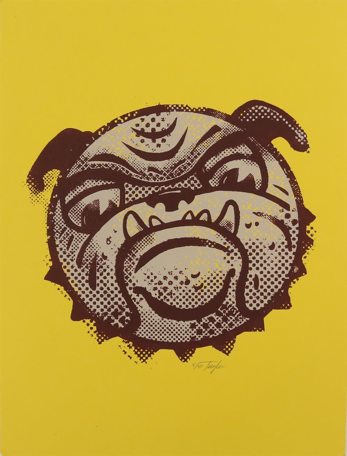 A collection of nine screenprints, etchings and lithographs to include: Richard Beer (British, - Image 14 of 18