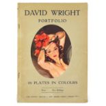 David Wright Portfolio 16 Plates in Colours, 'The Sketch', together with four additional Sketch