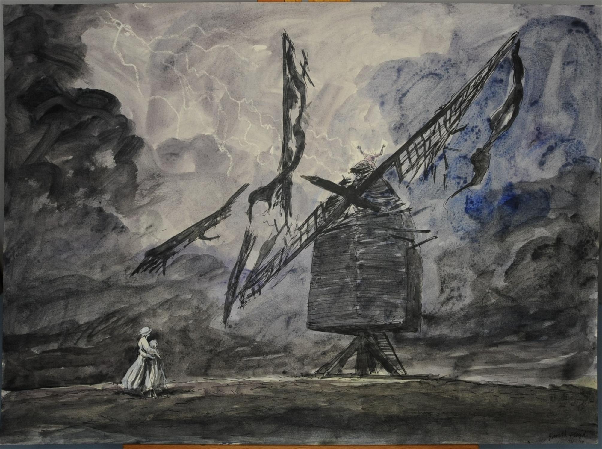 Jackanory, The Historic Windmill, Gareth Floyd (b.1940) Twelve original hand drawn illustrations - Image 6 of 12