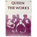 Queen - 1984 The Works poster, promoting the LP release though the absence of record company