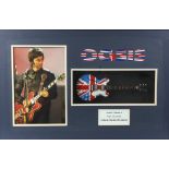 Noel Gallagher - autographed replica of Gallagher's favourite guitar, signed by him in black pen,