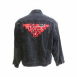 Pink Floyd - original denim tour jacket from The Wall Tour Berlin 1990, by EMEA Merchandising NYC,