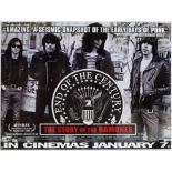 The Ramones - 2003 Cinema poster, this a British Quad for the documentary 'End Of The Century',