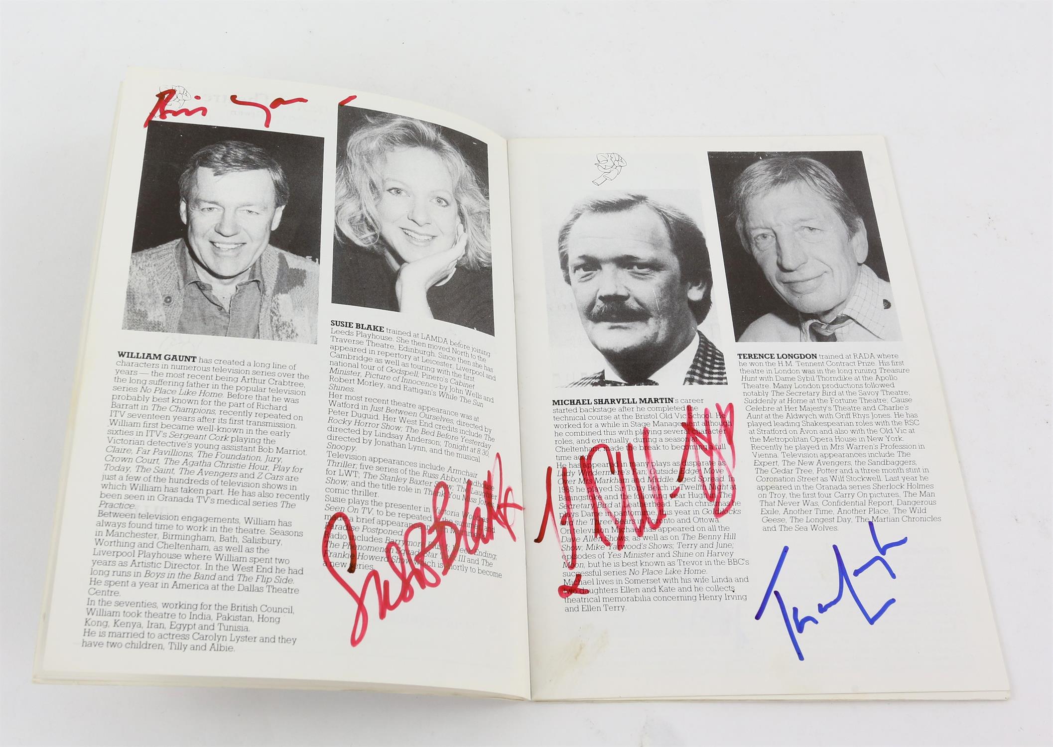 100+ Signed Theatre programmes. Autographs including Judi Dench, Warwick Davis, Anita Dobson, - Image 7 of 17